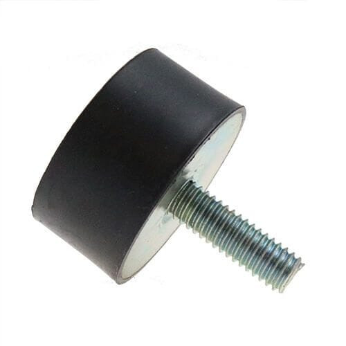 M10 x 25mm Anti-Vibration Mount - Male Flat Buffers (Weight Rating 436.5 kg) | Vital Parts