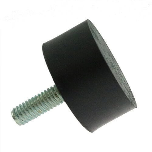 M10 x 25mm Anti-Vibration Mount - Male Flat Buffers (Weight Rating 436.5 kg) | Vital Parts