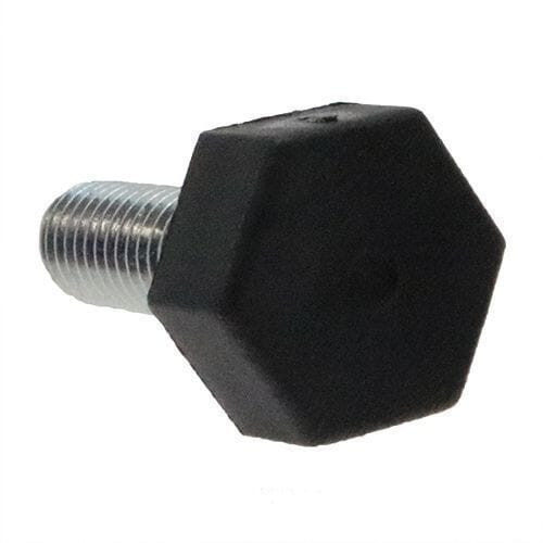 M6, 20mm, Hexagon Base Adjustable Feet, LDPE