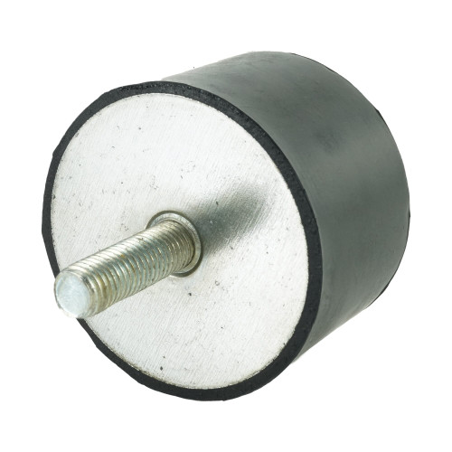 M12 x 37mm Anti-Vibration Mount - Male Flat Buffers (Weight Rating 737 kg) | Vital Parts
