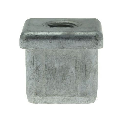M10 Square Metal Threaded Insert, Chrome, Aluminum | Vital Parts