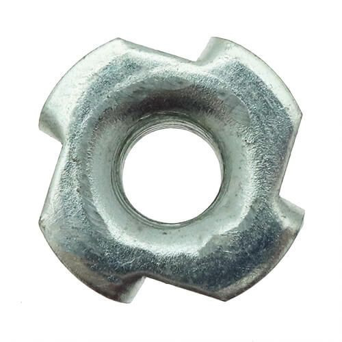 M8 T Nut, 9.5mm Length, 22mm Diameter, Steel