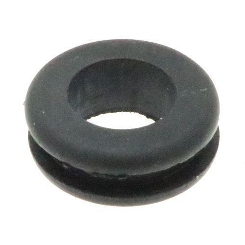 Open Rubber Grommets - 10mm Mounting Hole Diameter - Black EPDM