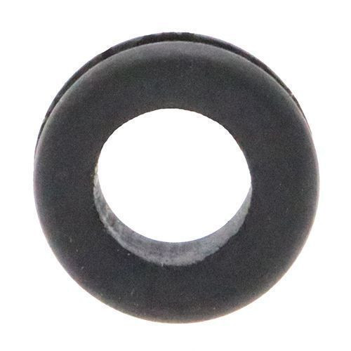 Open Rubber Grommets - 10mm Mounting Hole Diameter - Black EPDM
