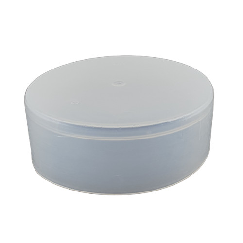 4mm Pipe End Caps, 18.8mm Height, Natural LDPE