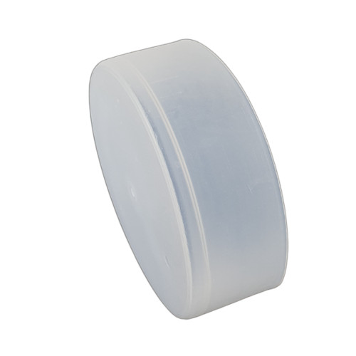 4mm Pipe End Caps, 18.8mm Height, Natural LDPE