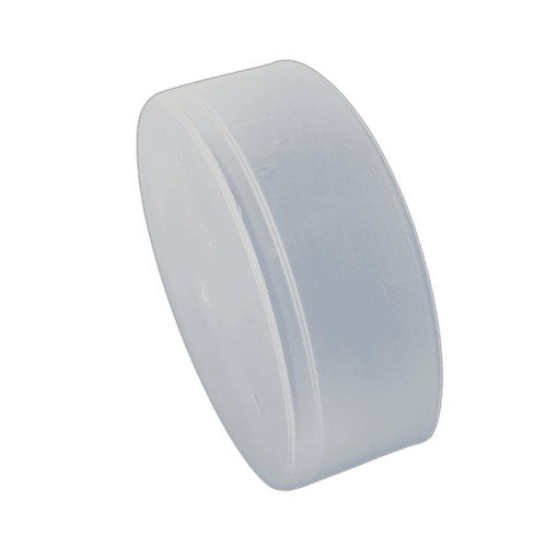 9.6mm Pipe End Caps, 18.8mm Height, Natural LDPE