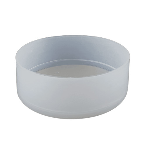 11mm Pipe End Caps, 19.7mm Height, Natural LDPE