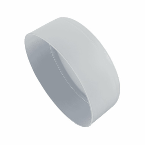 11mm Pipe End Caps, 19.7mm Height, Natural LDPE