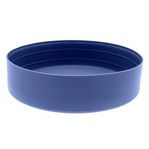 20mm Pipe End Caps, 40mm Height, Blue LDPE