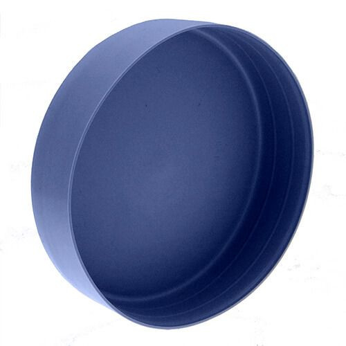 28mm Pipe End Caps, 24mm Height, Blue LDPE