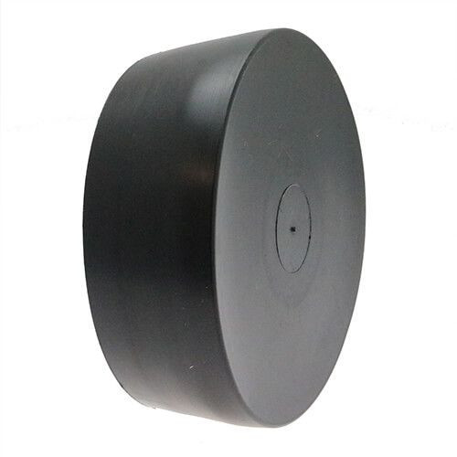 85mm Pipe End Caps, 25mm Height, Black LDPE
