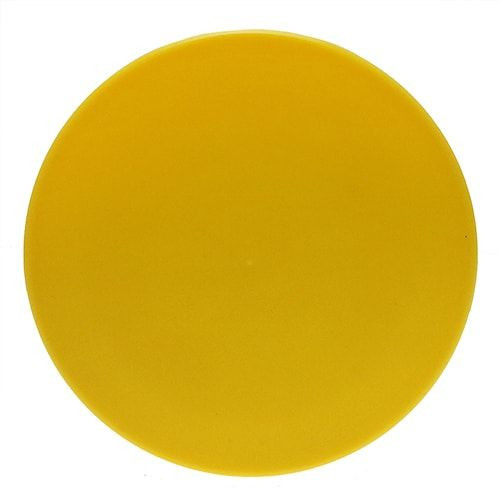 89mm Pipe End Caps, 32mm Height, Yellow LDPE