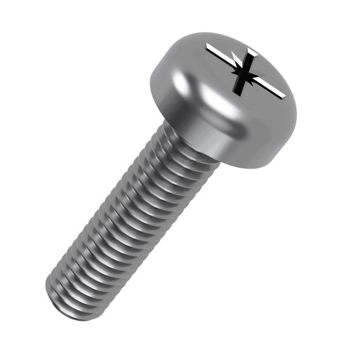 M3.5 x 5mm Pozi Pan Head Machine Screws | DIN 7985Z