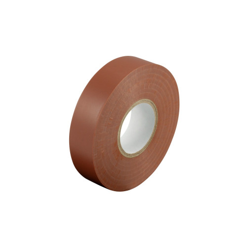 19mm x 20m PVC Electrical Insulation Tape - Brown | Vital Parts