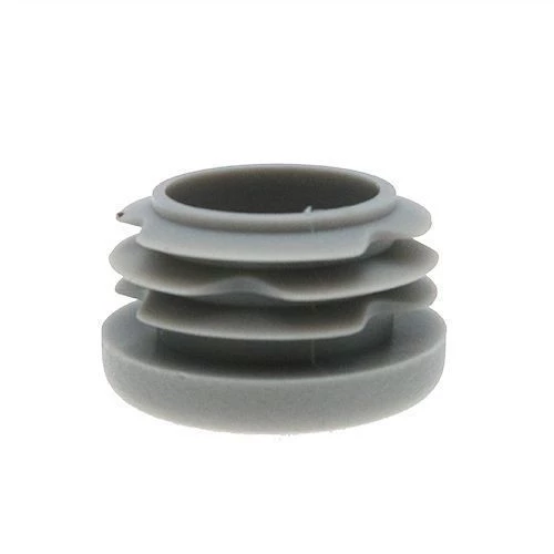 Round Tube Insert - To Fit 6-8.4mm Tube, Grey, LDPE Plastic