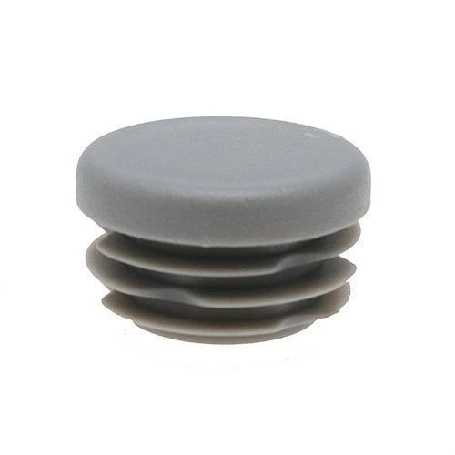 Round Tube Insert - To Fit 8-10.4mm Tube, Grey, LDPE Plastic
