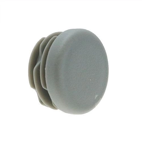 Round Tube Insert - To Fit 8-10.4mm Tube, Grey, LDPE Plastic