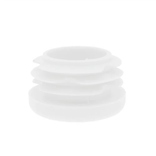 Round Tube Insert - To Fit 8-10.4mm Tube, White, LDPE Plastic