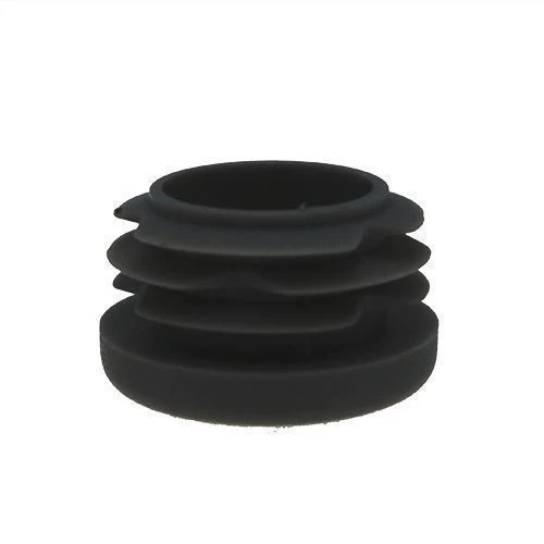Round Tube Insert - To Fit 8.7-11.1mm Tube, Black, LDPE Plastic