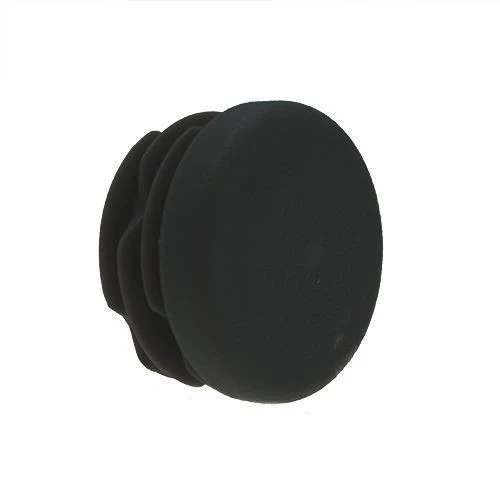 Round Tube Insert - To Fit 8.7-11.1mm Tube, Black, LDPE Plastic