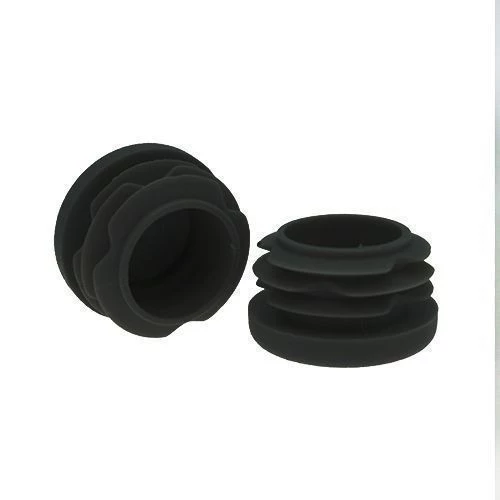 Round Tube Insert - To Fit 8.7-11.1mm Tube, Black, LDPE Plastic