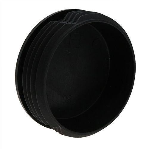 Round Tube Insert - To Fit 16-19.4mm Tube, Black, LDPE Plastic