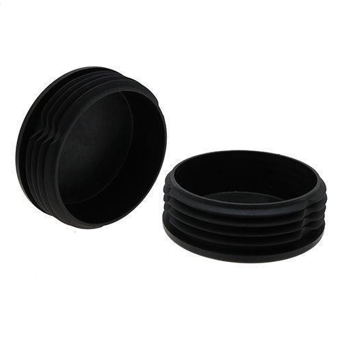 Round Tube Insert - To Fit 16-19.4mm Tube, Black, LDPE Plastic