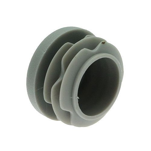 Round Tube Insert - To Fit 19.2-20.2mm Tube, Grey, LDPE Plastic