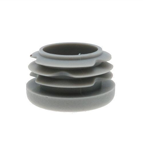 Round Tube Insert - To Fit 15-19mm Tube, Grey, LDPE Plastic