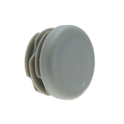 Round Tube Insert - To Fit 15-19mm Tube, Grey, LDPE Plastic