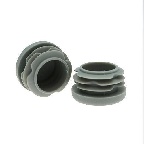 Round Tube Insert - To Fit 15-19mm Tube, Grey, LDPE Plastic