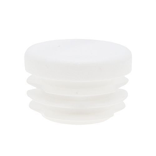 Round Tube Insert - To Fit 19.4-23.4mm Tube, White, LDPE Plastic