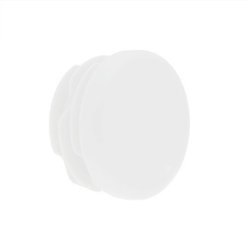 Round Tube Insert - To Fit 19.4-23.4mm Tube, White, LDPE Plastic