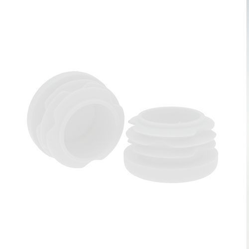 Round Tube Insert - To Fit 19.4-23.4mm Tube, White, LDPE Plastic