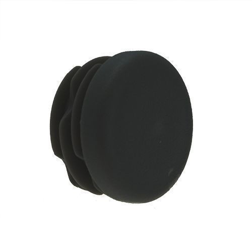 Round Tube Insert - To Fit 20-24mm Tube, Black, LDPE Plastic
