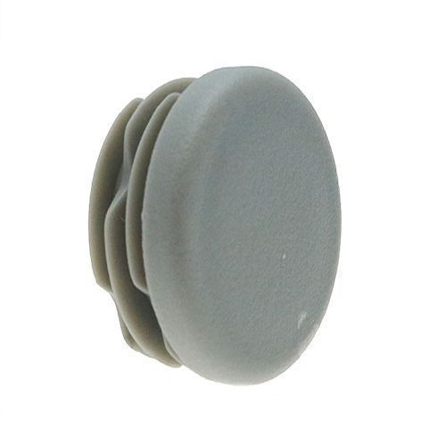 Round Tube Insert - To Fit 40.8-45.6mm Tube, Grey, LDPE Plastic