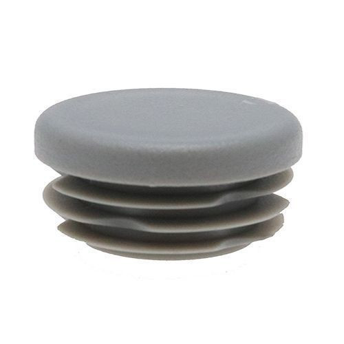 Round Tube Insert - To Fit 38-43.4mm Tube, Grey, LDPE Plastic