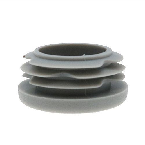 Round Tube Insert - To Fit 38-43.4mm Tube, Grey, LDPE Plastic