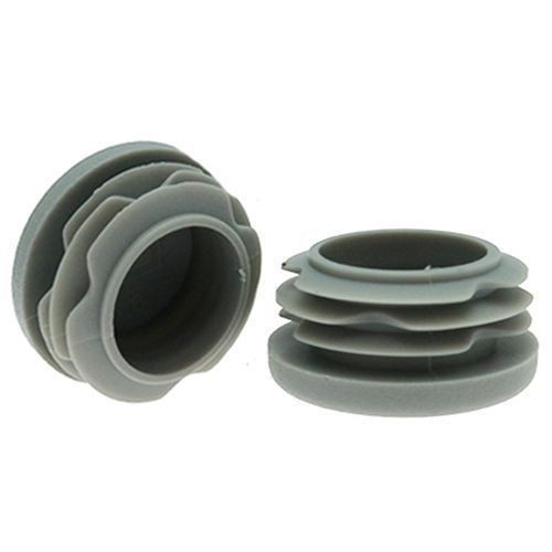 Round Tube Insert - To Fit 38-43.4mm Tube, Grey, LDPE Plastic