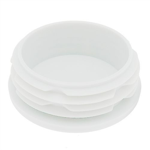 Round Tube Insert - To Fit 38-43.4mm Tube, White, LDPE Plastic