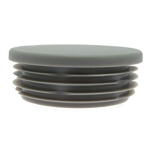 Round Tube Insert - To Fit 37-41mm Tube, Grey, LDPE Plastic