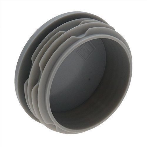 Round Tube Insert - To Fit 37-41mm Tube, Grey, LDPE Plastic