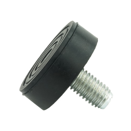 M10 x 18mm Straight Rubber Adjustable Feet | Vital Parts