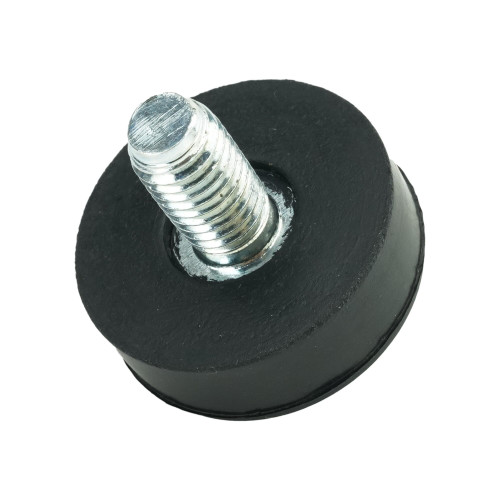M10 x 18mm Straight Rubber Adjustable Feet | Vital Parts