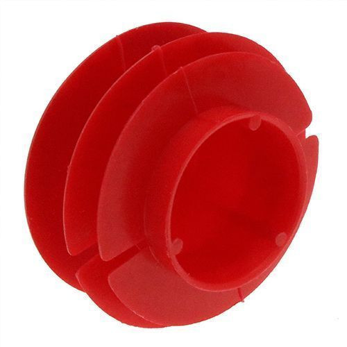 Ribbed Pipe End Plugs,114.3mm Pipe Outside Diameter- Red 