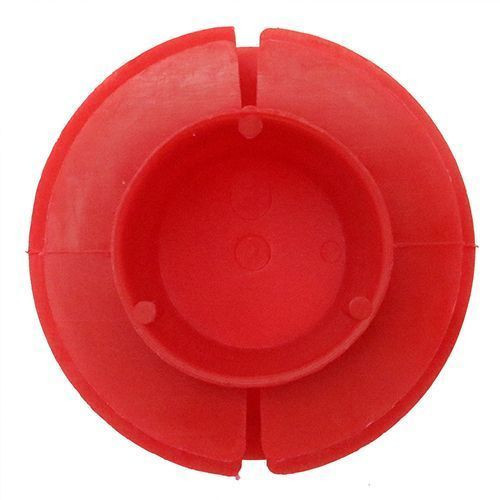 Ribbed Pipe End Plugs,114.3mm Pipe Outside Diameter- Red 