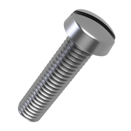 M1.0 x 10mm Cheese Head Slotted Screws DIN 84 | Vital Parts