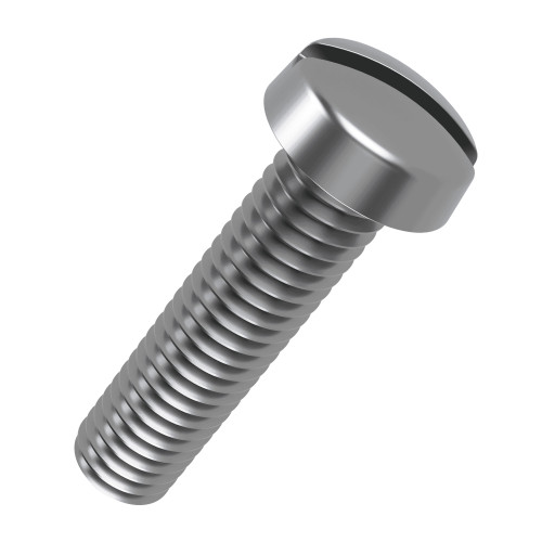 M1.0 x 8mm Cheese Head Slotted Screws DIN 84 | Vital Parts