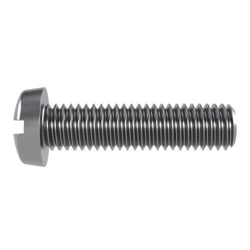 M1.0 x 8mm Cheese Head Slotted Screws DIN 84 | Vital Parts